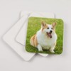 Grnlucja 12 Pcs Sublimation Square Coaster Blank MDF Cork Coasters