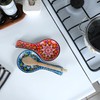 BCS Spoon Rest Set of 2 - Ceramic Spoon Holder