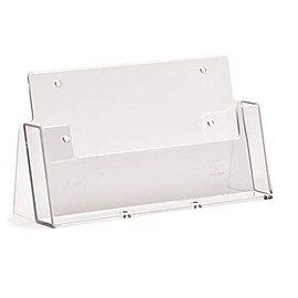 taymar CLA5 Brochure Holder in DIN A5 Landscape Format Optional for Wall Mounting