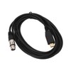 USB Microphone Cable USB to XLR Female Mic Link Converter