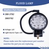 Getfarway 388-3782 Flood Lamp Light Compatible with Caterpillar CAT Loader