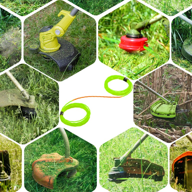 12-Pack String Trimmer Line .095 Compatible with Ego String Trimmer
