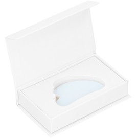 Scraping Plate Scraper Massager HeartShaped Board for Face Shoulder Leg Abdomen Back(Opal )