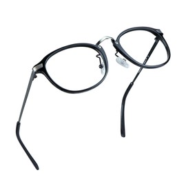 LifeArt anteojos personalizados con bloqueo de luz azul, antifatiga visual, anteojos de lectura para computadora, anteojos para juegos, anteojos de TV para mujeres y hombres, anti deslumbrantes (negro, aumento de 3.25)
