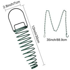 Geiserailie Squirrel Feeder Corn Cob Holder with 35 Inches Extension Chain for Squirrel Bird and Other Backyard Feeding Supplies(3 Pcs)