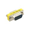 InLine® Mini Gender Changer Adapter HD15 Male – HD15 Female