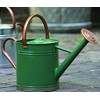 Gardman 8327 Hunter Green Galvanized Steel Watering Can with Copper