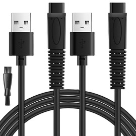 MagiciansBox 5V 1A USB Charger Cable for Freebird Head Shaver Kit,Includes 1 Charging Cord and Clean Brush,Charging Cord Compatible with FlexSeries Electric Head Hair Shaver Razor,3.3ft.