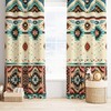 YCness Aztec Curtains for Bedroom, Southwestern Ethnic Geometric Window Treatments