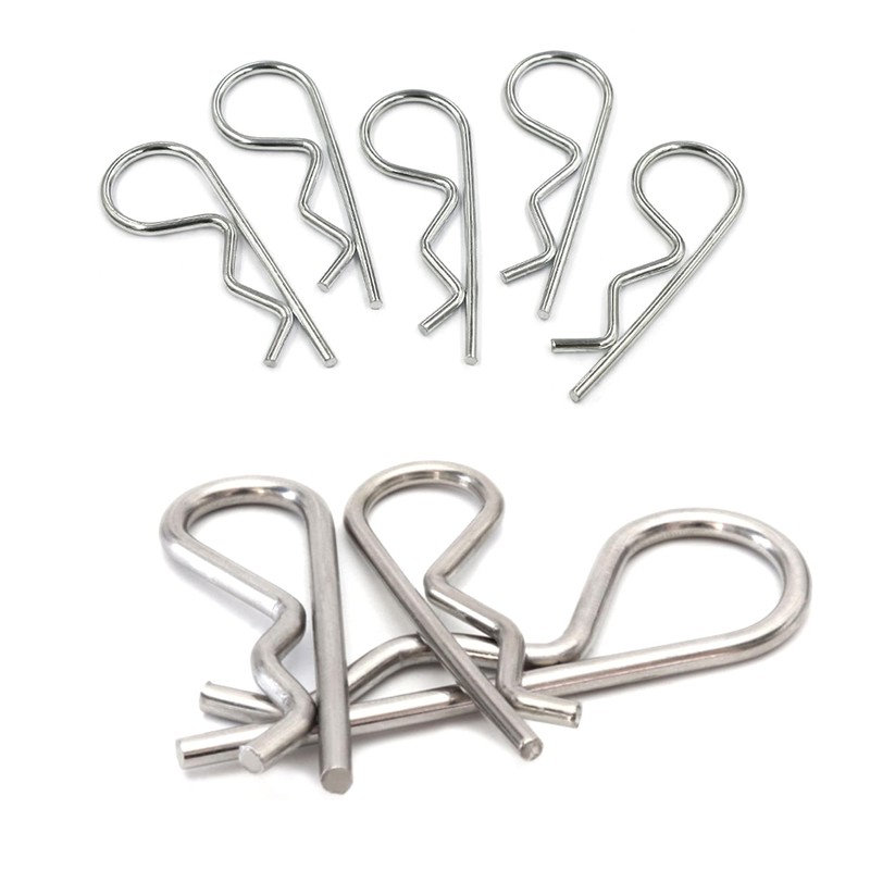ISPINNER 100pcs 304 Stainless Steel Cotter Pins Assortment Kit, 7