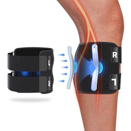 International Cross-Border Sports Support Adjustable Leg Protector Strap for Pressure Relief and Sciatic Nerve Support One Size/Skin Tone 5ea