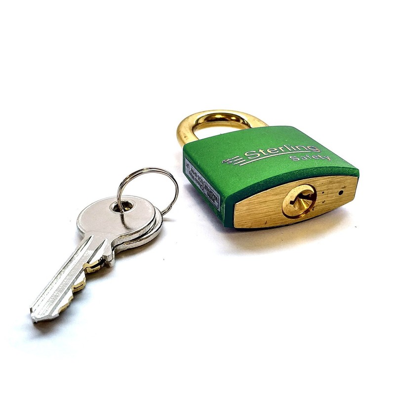 Sterling BL4G 40mm Lock Out Padlocks, Green