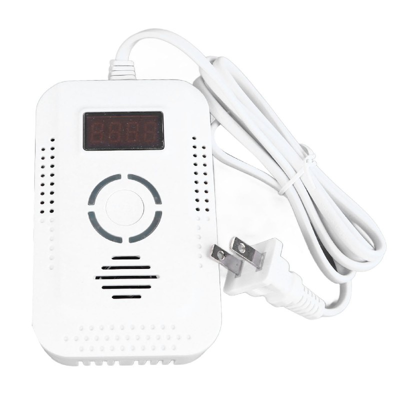 CO Gas Alarm Digital Display High Sensitivity Sound Light Warning