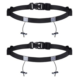 2 Cinturones para Correr Mujer, Cinturon Running, Diseño Ergonómico y Material de Poliéster, Ideal para Entrenamientos y Carreras, Ajuste Seguro y Cóm