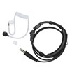 Throat Mic Earpiece 7.1mm Plug with Finger PTT Portable for
