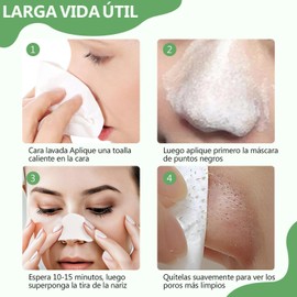 Kit De Limpieza Facial Crema Mágica Para Quitar Espinillas Y Puntos Negros Con 60 Tiras Removedores + 1 Mascarilla De Colageno Para Ojos Con Base De Oro de Regalo, Limpieza Poro Remover Espinilla Eliminación Pelar Nariz, Nose Pore Strips, Elimina Ojeras Y