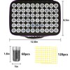 LVKAYCE 60 Slots Seed Storage Organizer with 10 Envelopes, Garden