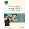 NLT Chronological Life Application Study Bible, Second Edition (LeatherLike, Ebony