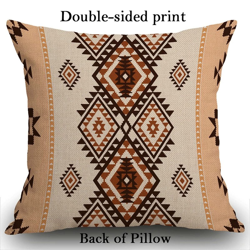 Smooffly American Ethnic pattern Cushion Cover Throw Pillow Cover Home