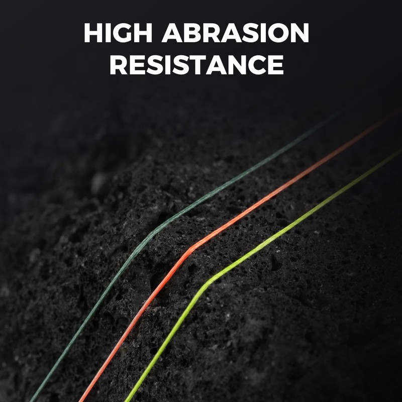 KastKing Destron Braided Fishing Line, Moss Green, 8 Stands, 50LB,