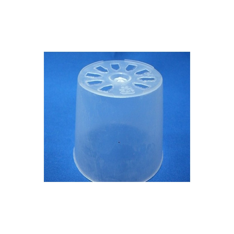 Translucent Plastic Pot, 3.0 inches (7.5 cm), 10 Pieces