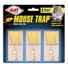DOFF Mouse Trap Pack of 3 Wooden
