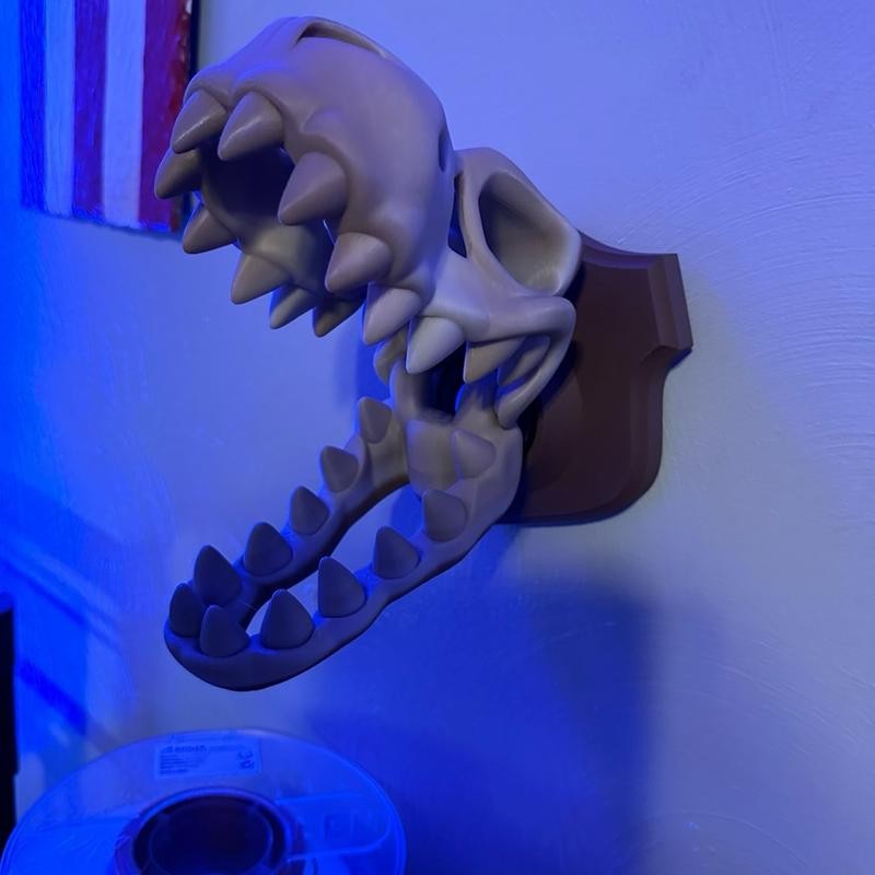 3d printed T Rex head