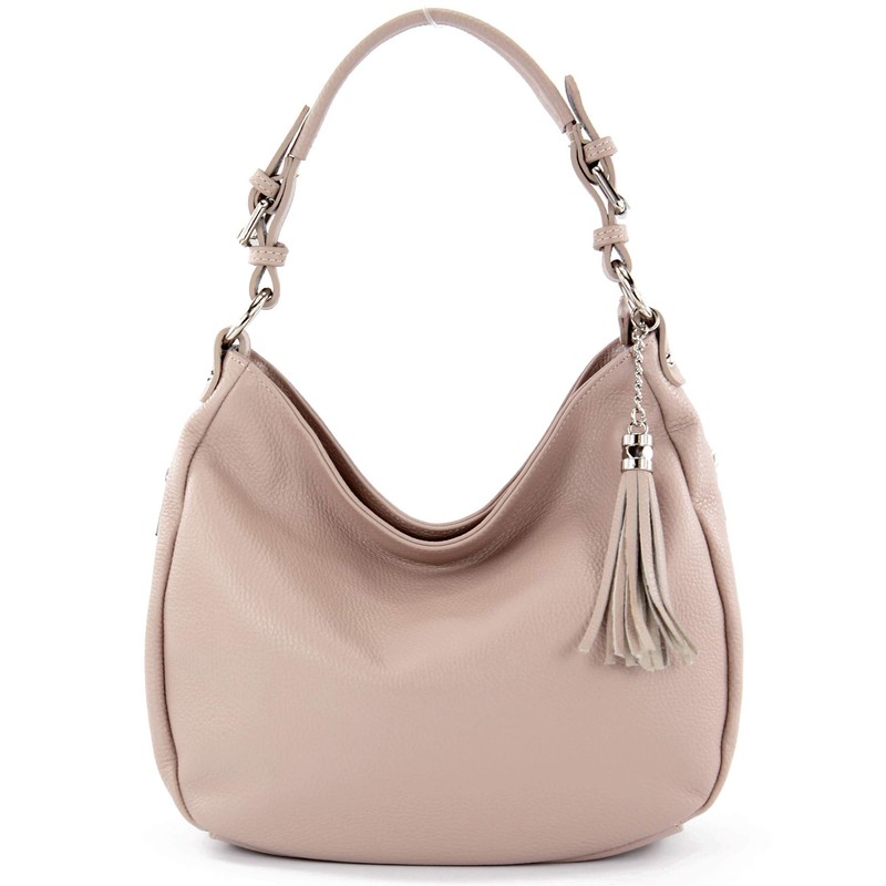 modamoda de T200 Women's Leather Shoulder Bag Handbag, Handmade in