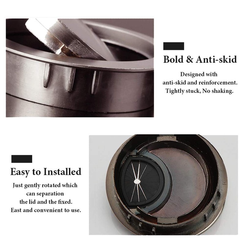 Gasea 4 Packs 50mm Desk Table Grommet Cable Tidies Computer