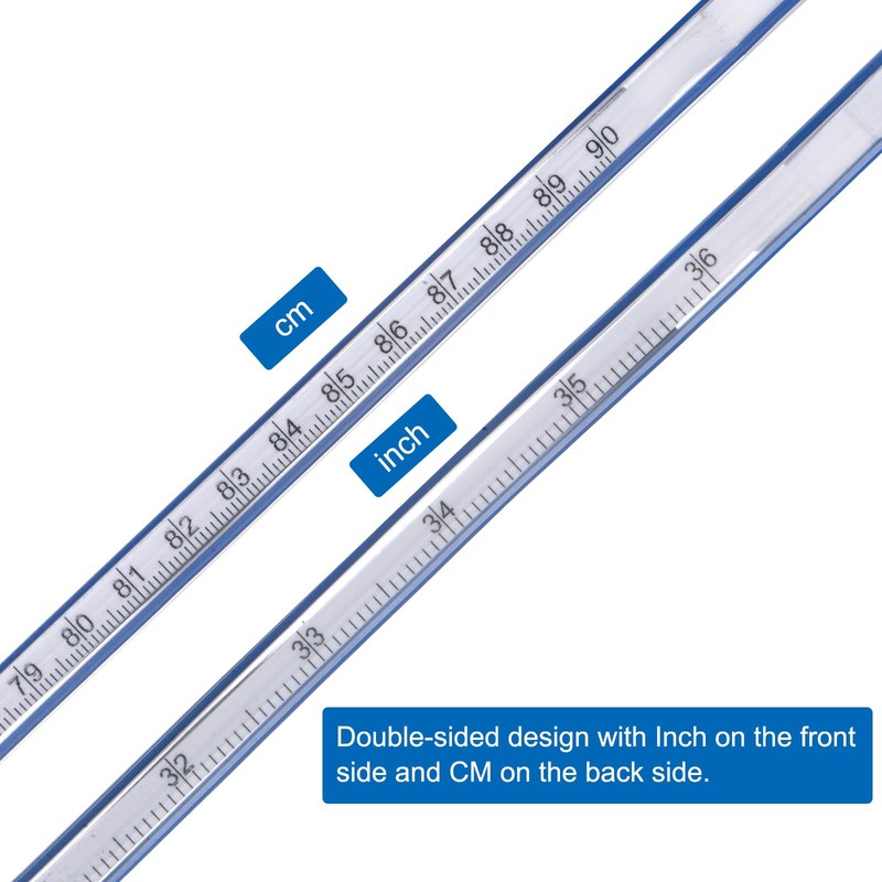 QUARKZMAN Flexible Ruler 36 Inch 90 cm Curve Ruler for