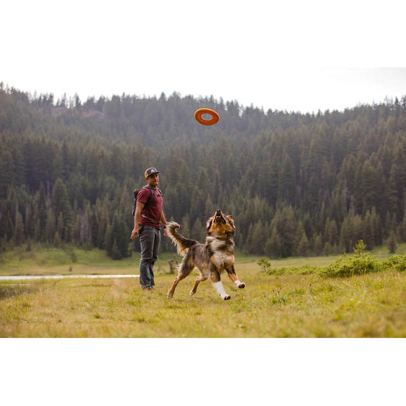 RUFFWEAR, Hydro Plane Toy, Campfire Orange, Medium