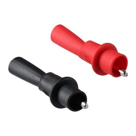 Fudeshe 10PCS Multimeter Alligator Clips Set, Insulated Crocodile Clamps,Alligator Electric Clips,Banana Test Lead Probe Clip for Laboratory Electrical Test Work And Cable Lead Clips