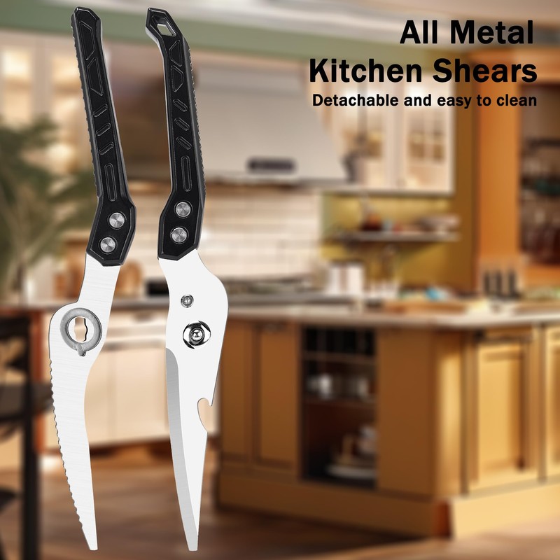 SLEMOON Heavy Duty Kitchen Poultry Shears - Professional Food Scissors