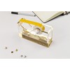 Dany Marcus Elegant Large Clear Acrylic Tape Dispenser with Gold