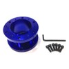 Steering Boss Spacer Aluminum 50mm Universal Silver Black Red Blue