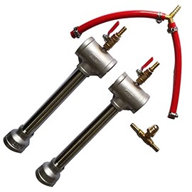 LSMIITTH Propane Gas Forge dual Burner, Stainless Steel Blacksmith Furnace A