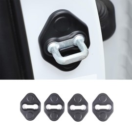 LLKUANG Car Door Lock Latches Cover Protector Compatible with Toyota Tundra 2022 2023 2024 Accessories ABS Car Door Lock Decorations
