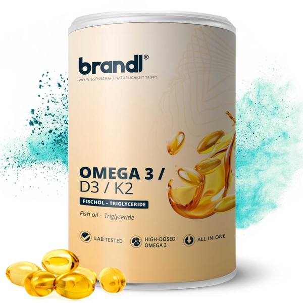 brandl Vitamin D3 K2 Omega 3 Premium Capsules | brandl?