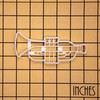 Trumpet Cookie Cutter 1 Piece
