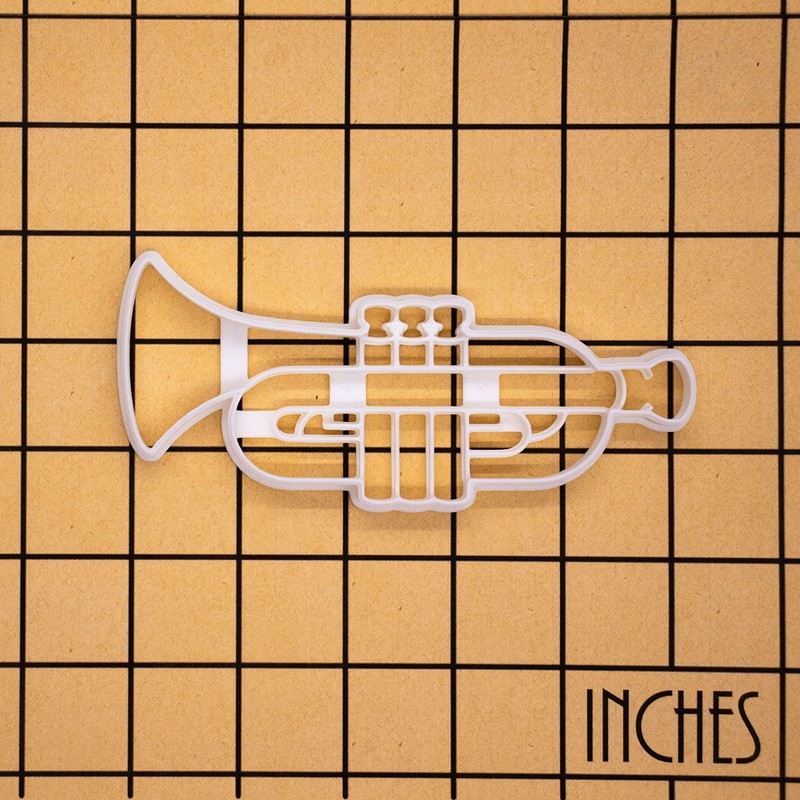 Trumpet Cookie Cutter 1 Piece