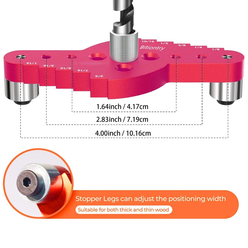 Dowel Jig Kit for Floating Shelf Bracket(& 1/2" x 11.8"