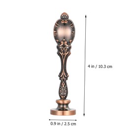 OSALADI Vintage Wax Seal Stamp with Handle Elegant DIY Sealing Stamps for Envelopes Invitations and Scrapbooking Unique Retro Design for Creative Decoration