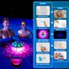 QOLNBY Floating Pool Lights, Rechargeable Pool Lights with 6 Dynamic