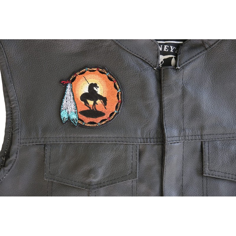 End of The Trail Small Patch - 3.5x3.5 inch. Embroidered