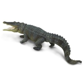 Safari Ltd. Saltwater Crocodile Figurine - Detailed 12" Plastic Model Figure - Fun Educational Play Toy for Boys, Girls & Kids Ages 18M+