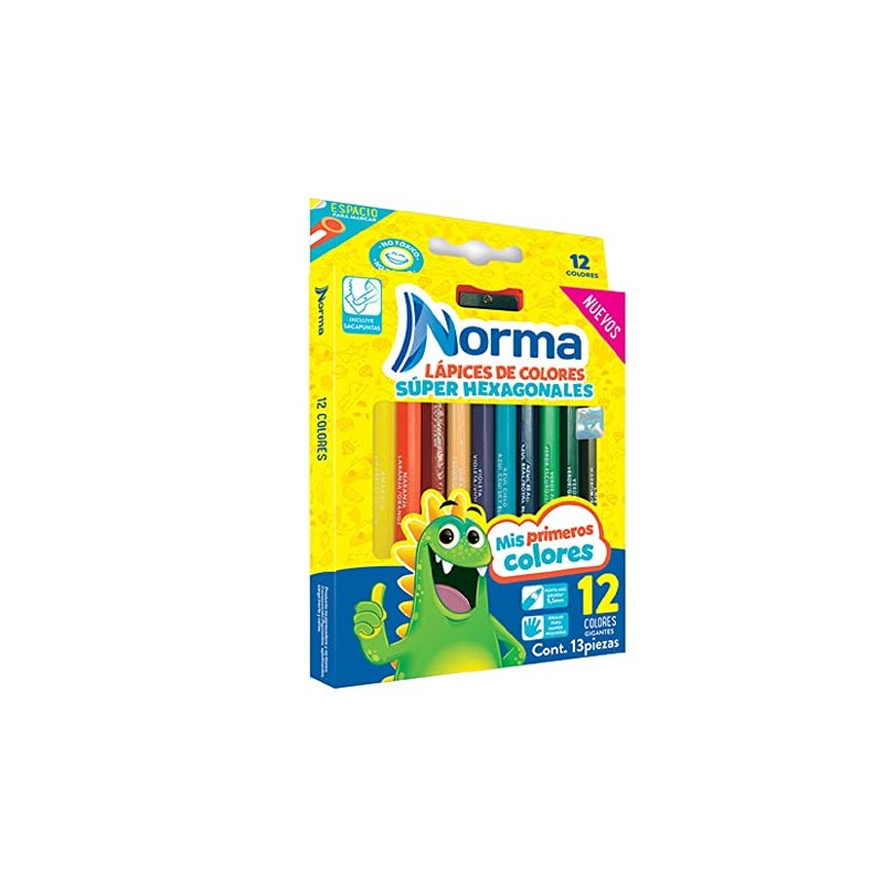 Norma - Lapices de color 12-l hex super norma
