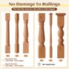 Baby Gate Banister Adapter：2Pcs Baby Stair Gate Kit Stair Post