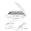 Livpow RV Roof Vent With 12V Fan Reversible 14" x