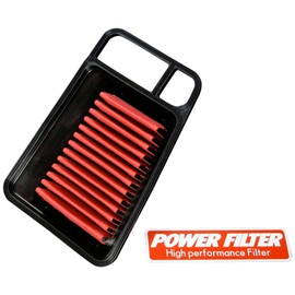 Monster Sports Air Filter [POWER FILTER PFX300] SD22A Suzuki NA Car Alto [HA25S] / Wagon R [MH23S] / Palette [MK21S-2-3] / MR Wagon [Late MF22S]/Lapin [HE22S] red