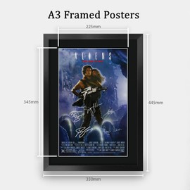 HWC Trading Aliens (Alien 2) Gifts Printed Poster Signed Autograph Picture for Movie Memorabilia Fans - A3 Framed